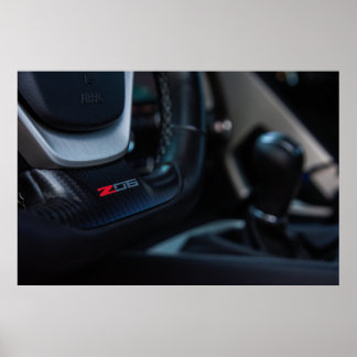 Affiche Corvette C7 Z06