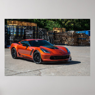 Affiche Corvette C7 Z06