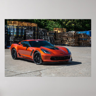 Affiche Corvette C7 Z06