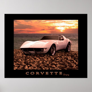 Affiche Corvette Stingray