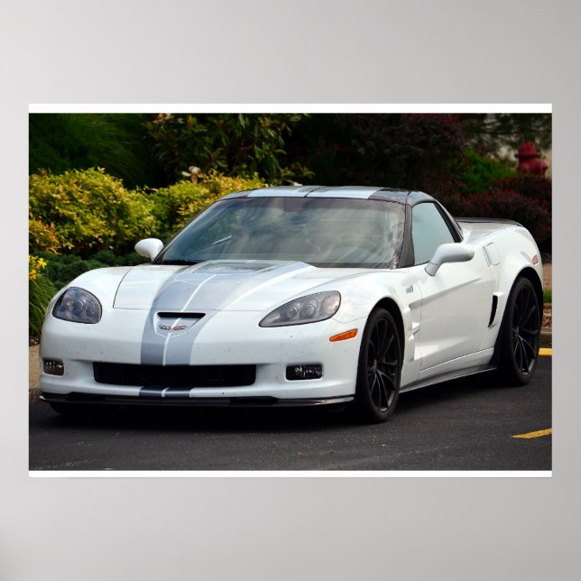 Affiche Corvette ZR1 C6 2013 60e anniversaire (Devant)