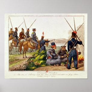 Affiche Cosaques de Don en 1814
