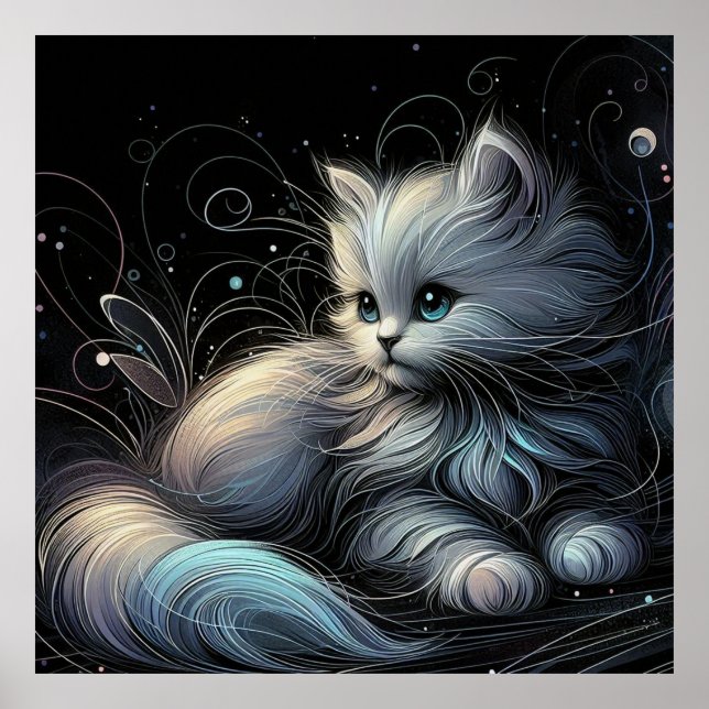 Affiche Cosmic Cat Spirit (Devant)
