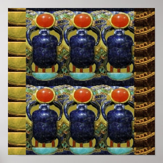 Affiche COSMIC Energy and Spirit Connection Art EGYPTIEN