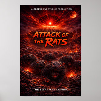 Affiche Cosmic Eye™ — The Swarm Is Coming