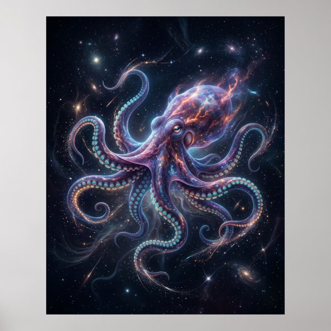 Affiche Cosmic Octopus Star Abyss (Devant)
