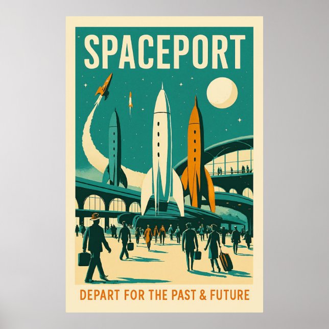 Affiche Cosmodrome : partez pour le passé et le futur (Devant)