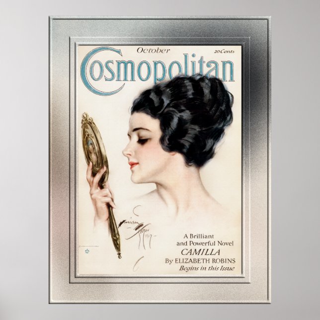 Affiche Cosmopolite FC octobre 1917 par Harrison Fisher (Devant)