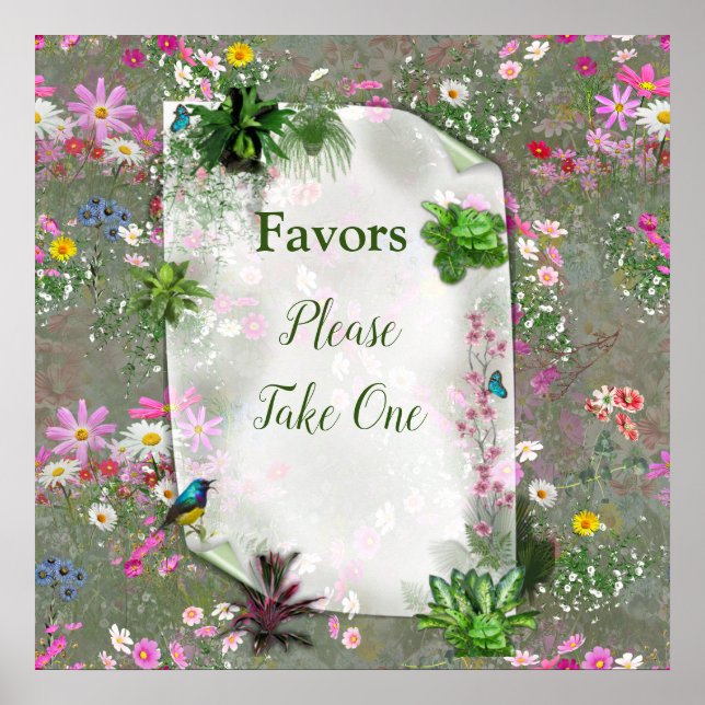 Affiche Cosmos Wilderness Wild Flowers (Devant)