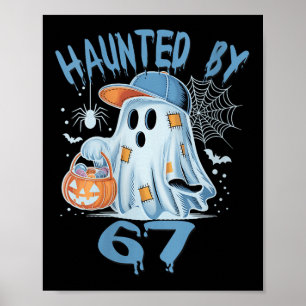 Affiche Cosplay Halloween Femme Hantée 6 7 Six Sept 67 Mèm