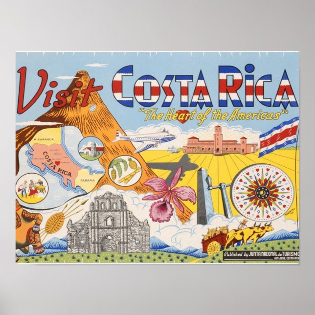 AFFICHE COSTA RICA  (Devant)