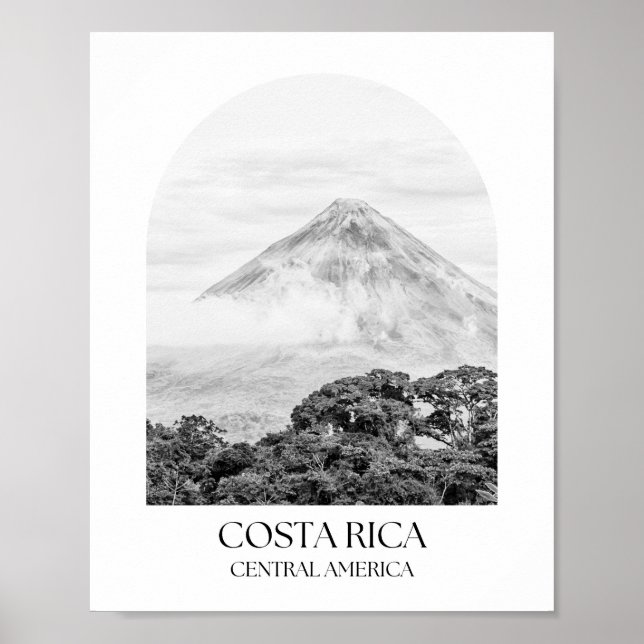 Affiche Costa Rica Amérique Centrale Arche Photo Imprimer (Devant)