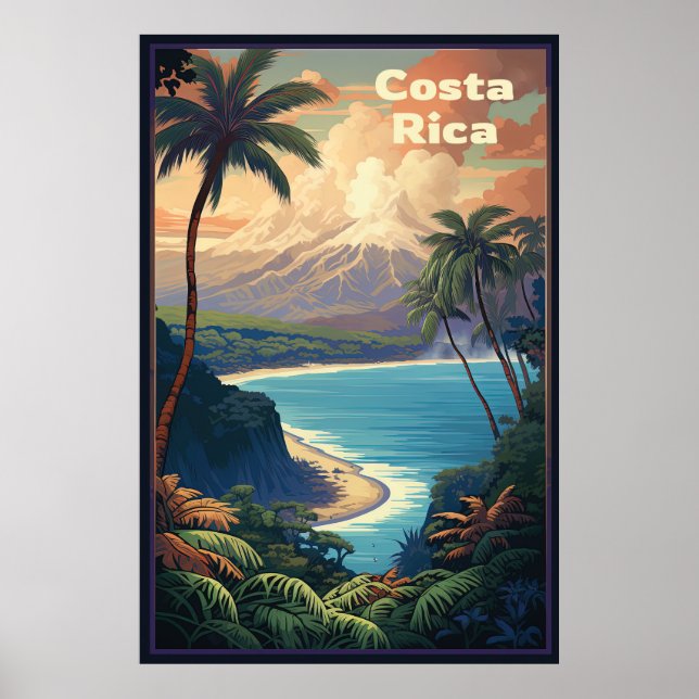 Affiche Costa Rica, Voyage (Devant)