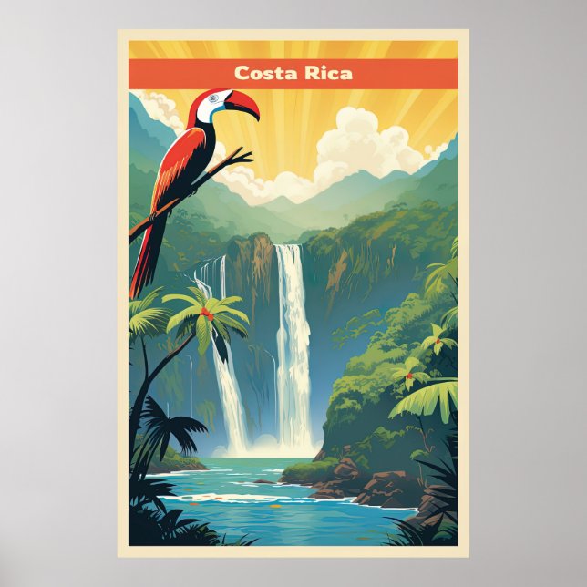Affiche Costa Rica, Voyage (Devant)