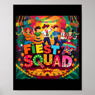 Affiche costume 5 mai pancho fiesta squad homme de