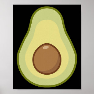 Affiche Costume Avocado - Halloween Vegan