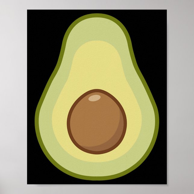 Affiche Costume Avocado - Halloween Vegan (Devant)