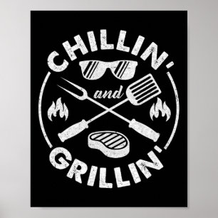 Affiche Costume Chillin Et Grillin Drôle De Papa Grillant