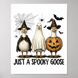 Affiche Costume Citrouille de sorcière éffrayante Goose Ha