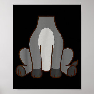 Affiche Costume d'âne drôle pour adultes enfants hommes fe