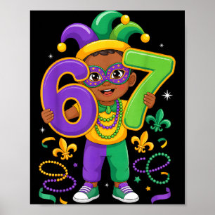 Affiche Costume de bouffon enfant Mardi Gras 67 Fête de Ca