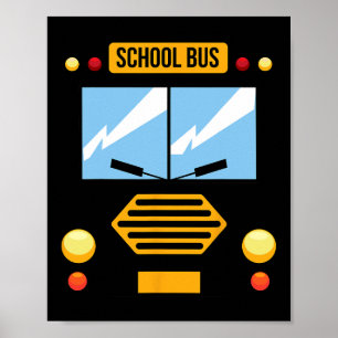 Affiche Costume de bus scolaire Cool Easy Vehicle Hallowee