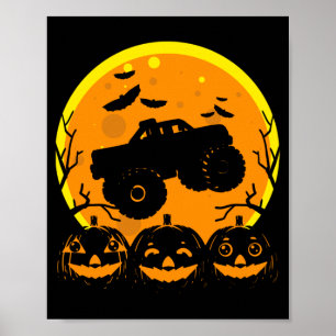 Affiche Costume de camion monstre Halloween chauve-souris