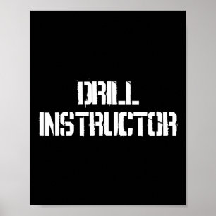 Affiche Costume de camp d'entraînement de l'instructeur