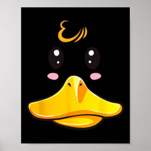 Affiche Costume de canard en caoutchouc mou Ducky Visage H