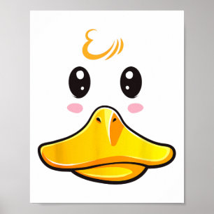 Affiche Costume de canard en caoutchouc mou Ducky Visage H
