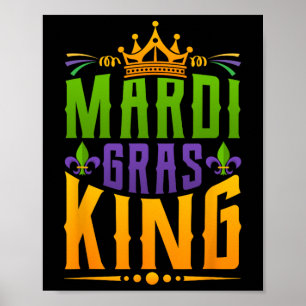 Affiche Costume de Carnaval pour Hommes Cadeau Mardi Gras