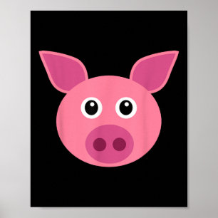 Affiche Costume De Cochon Halloween Prétendre Que Je Suis