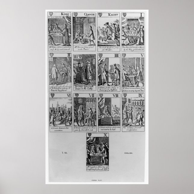 Affiche Costume de coeur illustrant le 'Parchemin du Peupl (Devant)