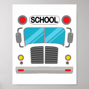 Affiche Costume De Conducteur De Bus Scolaire Halloween Ad