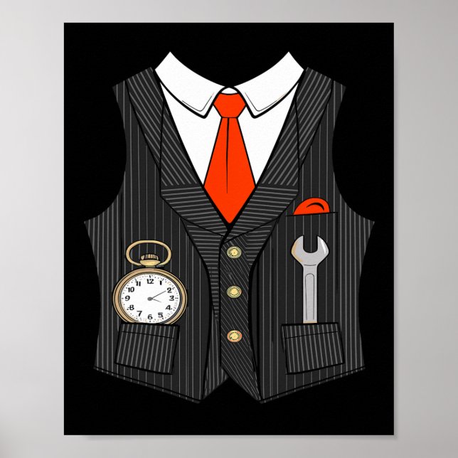 Affiche Costume De Conducteur De Train Halloween Pour Enfa (Devant)