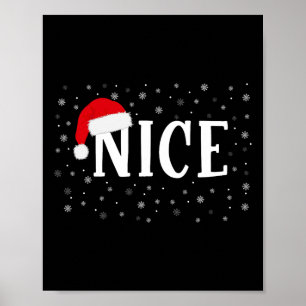 Affiche Costume De Couple De Noël Correspondant À La Coqui