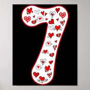 Affiche Costume de couple numéro 7 Duo 67 Mème Six Sept Va