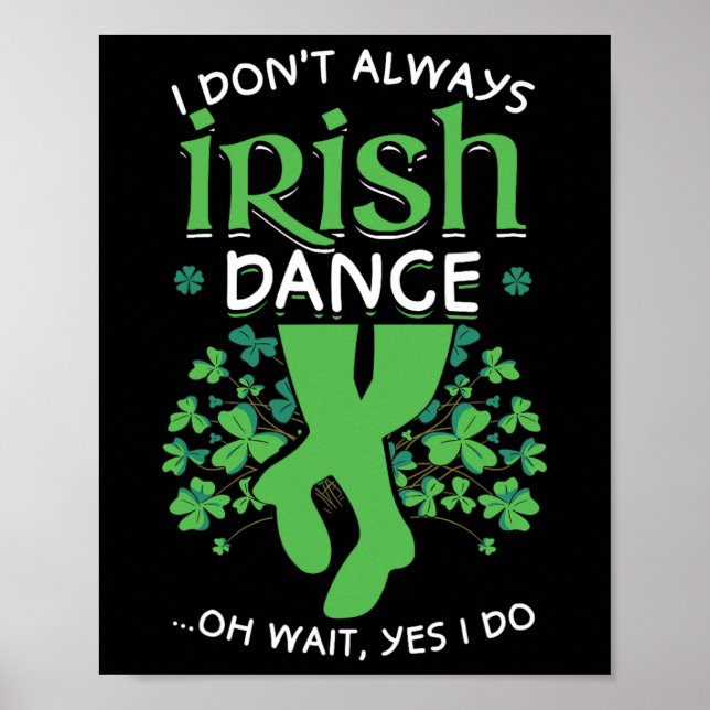Affiche Costume de danse irlandaise (Devant)