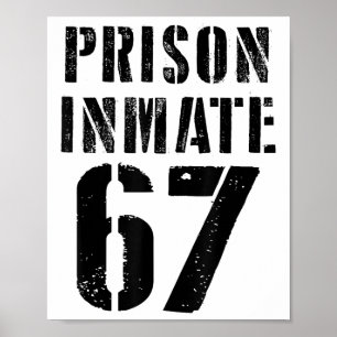 Affiche Costume de détenu de prison 67 Halloween Memes Pri