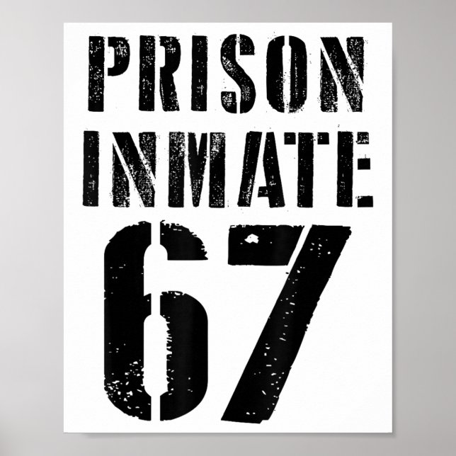 Affiche Costume de détenu de prison 67 Halloween Memes Pri (Devant)