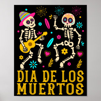 Affiche Costume de Dia De Los Muertos Jour du Gouvernement