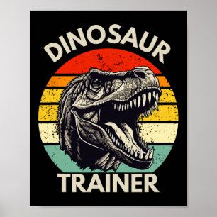 Affiche Costume de dinosaure rétro pour adulte pour Hallow