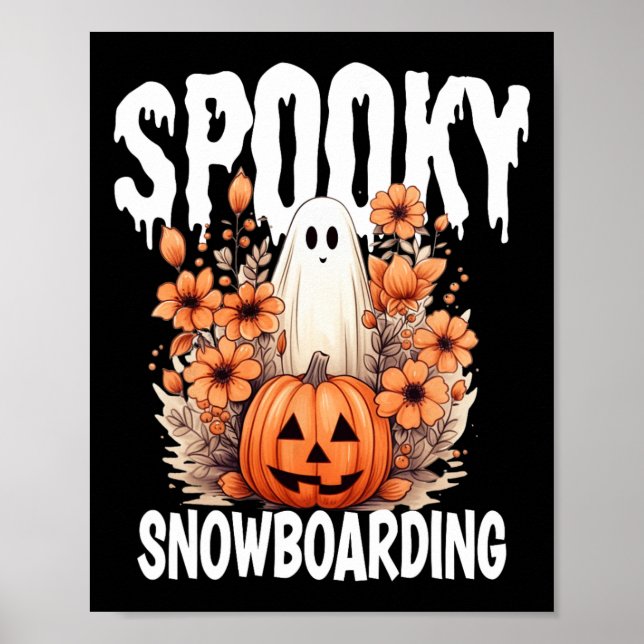 Affiche Costume de famille Halloween Snowboard (Devant)