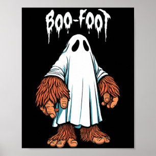 Affiche Costume de fantôme Bigfoot Halloween sasquatch boo