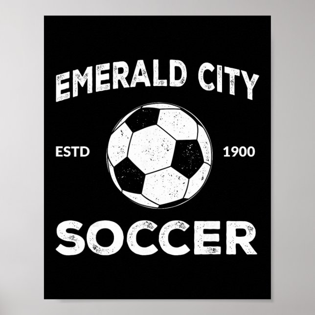 Affiche Costume de foot de la Cité d'Émeraude du Magicien  (Devant)