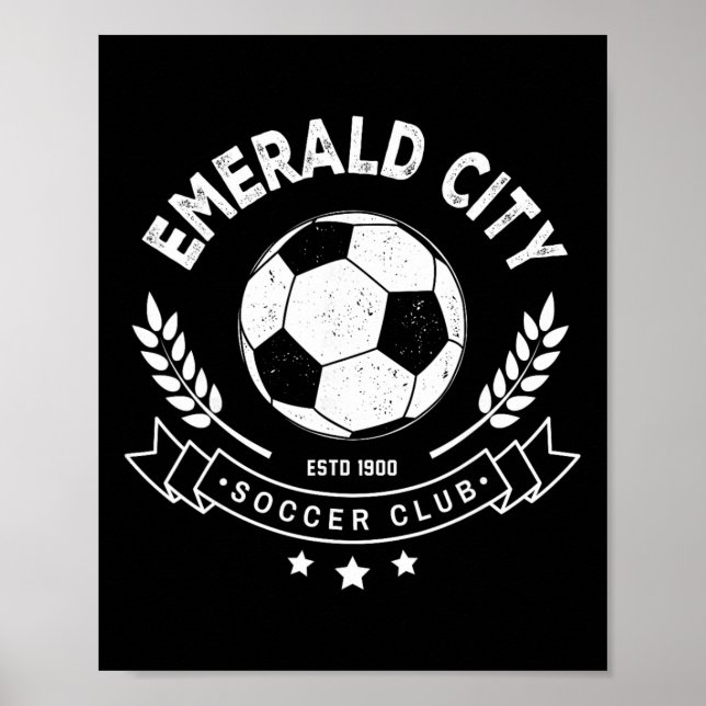 Affiche Costume de foot de la Cité d'Émeraude du Magicien  (Devant)
