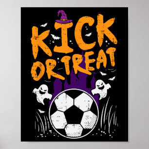 Affiche Costume de football Halloween Soccer Kick Or Treat