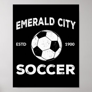 Affiche Costume de footbyll de la ville émeraude du magici