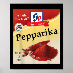 Affiche Costume de fronton Paprika Coûts de groupe d'épice