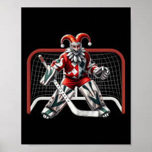 Affiche Costume de gardien de but de hockey sur glace de b